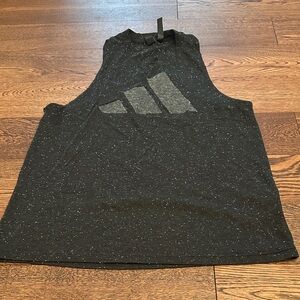 Adidas Charcoal Speckled Sleeveless Top